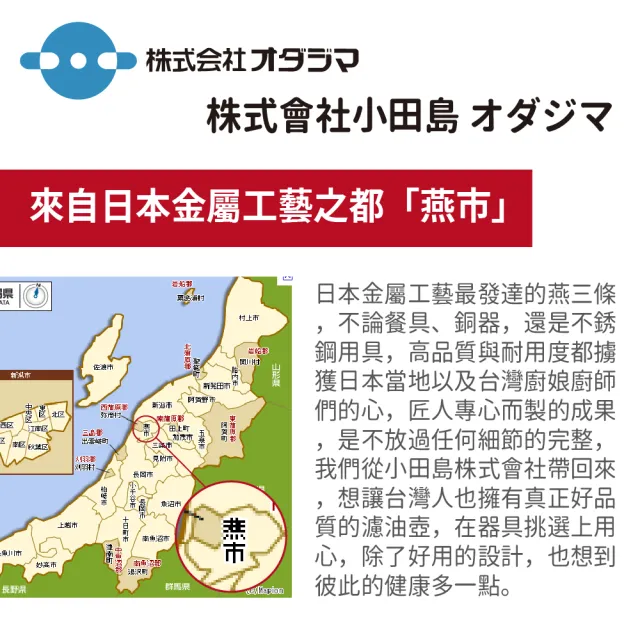 【小田島】日本製活性碳濾油壺1.2L(可替換活性碳濾芯常保油質)