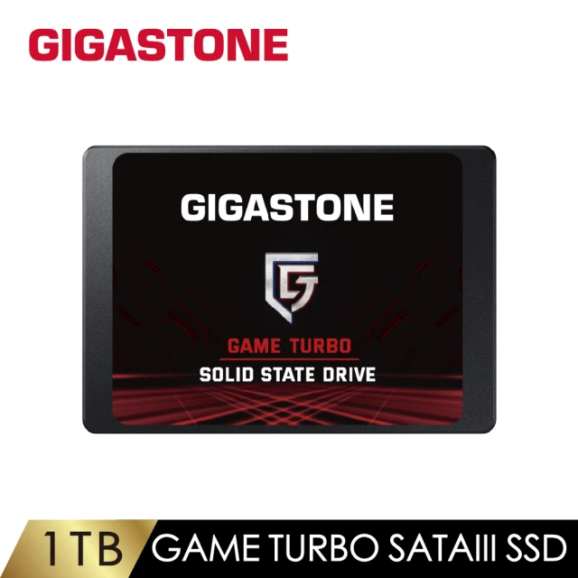 【GIGASTONE 立達】Game Turbo SSD 1TB SATA III 2.5吋固態硬碟(最高讀取速度560MB/s)
