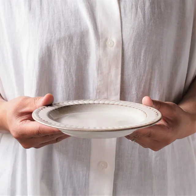 【DAIDOKORO】日本製頂級美濃燒陶瓷盤16 cm*2入(餐盤/餐具/碗盤/盤子/點心盤/水果盤/蛋糕盤)