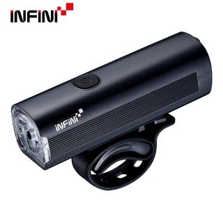 【INFINI】I-290P 400流明 白光USB充 電式前燈(黑色)
