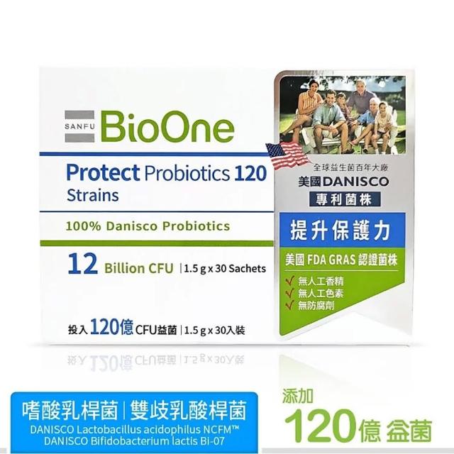 【BioOne 碧而優】120億 Protect保護力益生菌120(30包/盒)