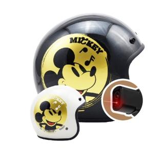 【iMini】iMiniDV X4C 復古金米奇 安全帽 行車記錄器(廣角 夜拍 復古 3/4罩式 快拆 錄影)