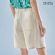 【Diffa】米色貼式口袋短褲-女