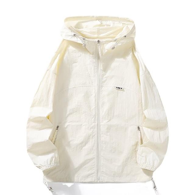 【巴黎精品】現貨+預購 防曬外套情侶夾克(素色情侶款透氣防曬男女外套4色a1bq6)
