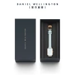 【Daniel Wellington】DW 手錶 Quadro 20X26 春日花時系列真皮皮革錶-鈴花藍錶盤(DW00100638)