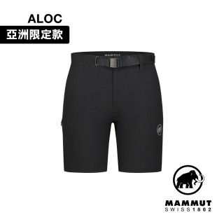 【Mammut 長毛象官方直營】Trekkers 3.0 Shorts AF W 健行防潑水短褲 黑色 女款 #1023-00483
