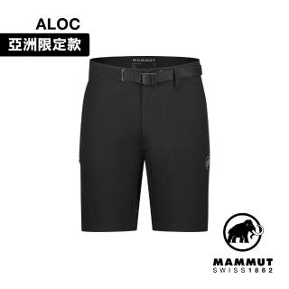 【Mammut 長毛象官方直營】Trekkers 3.0 Shorts AF Men 健行防潑水短褲 黑色 男款 #1023-00473