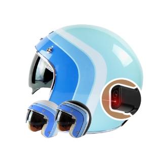 【iMini】iMiniDV X4C 海洋風墨鏡騎士帽 安全帽 行車記錄器(1080P 夜拍清晰 智慧感應 防塵 快拆)