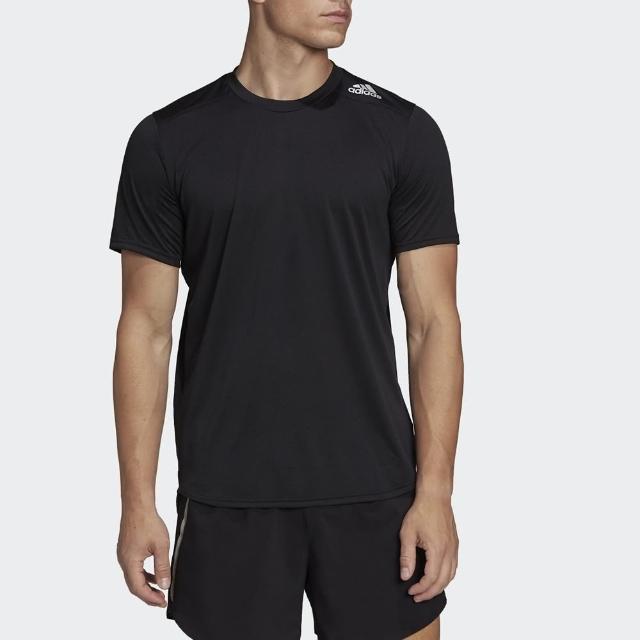 【adidas 愛迪達】上衣 男款 短袖上衣 運動 慢跑 亞規 D4R TEE MEN 黑 HC9836