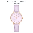 【Daniel Wellington】DW 手錶 Petite 28mm 春日花時系列真皮皮革錶-薰衣草紫錶盤(DW00100634)