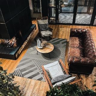 【Fuwaly】卡納地毯-160x230cm(現代 短毛 柔軟 客廳 起居室 大地毯)