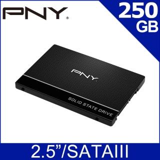 【PNY 必恩威】CS900 250GB 2.5吋 SATA SSD(讀：535MB/s 寫：500MB/s)