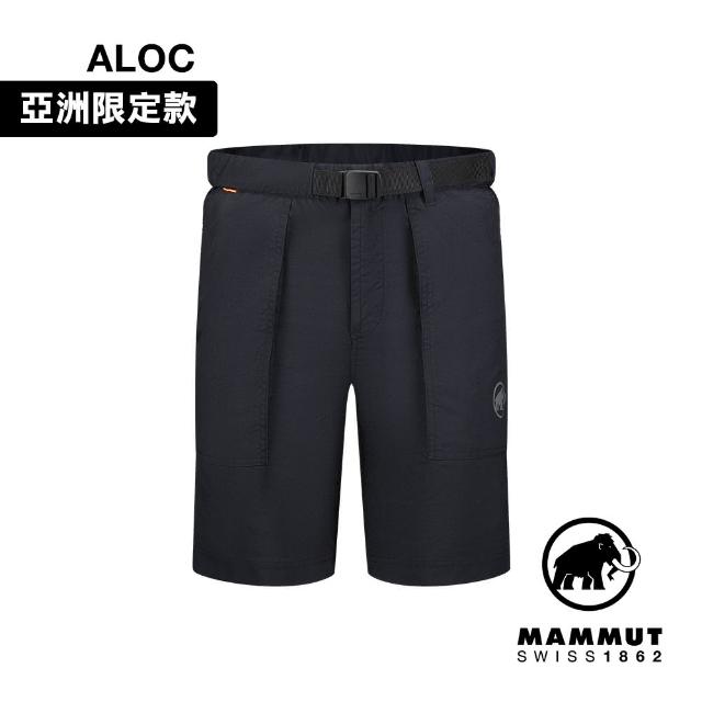 【Mammut 長毛象】Hiking Cargo Shorts AF W 日系經典工作短褲 黑色 女款 #1023-00910