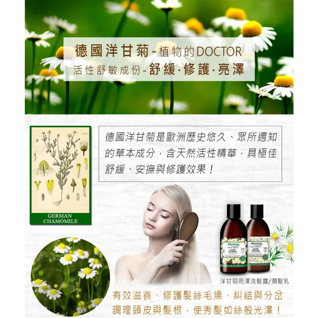 【德國歐珂蔓】洋甘菊亮澤洗髮露250ml(總代理公司貨)