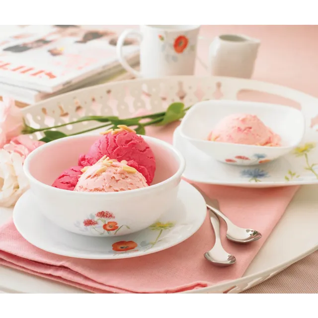 【CorelleBrands 康寧餐具】花漾彩繪12吋腰子盤(611)