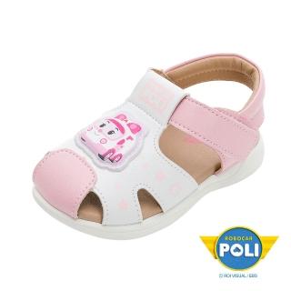 【POLI 波力】正版童鞋 波力 寶寶涼鞋/輕量 絆帶 舒適 MIT 粉紅(POKT34063)
