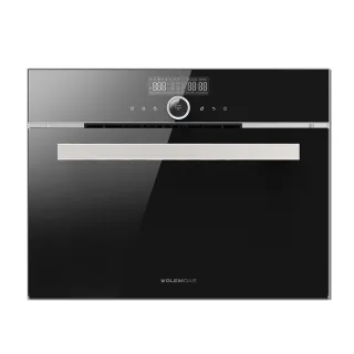 【KIDEA奇玓】Glem Gas 嵌入式32L全功能蒸氣烤箱 10種功能 兒童鎖 LCD顯示 預約功能 蒸烤箱(GSO1000-黑色)