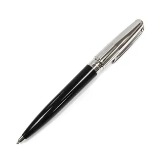 【S.T.Dupont 都彭】不鏽鋼 黑色 原子筆(485350)