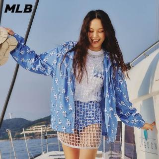 【MLB】連帽防風外套 MONOGRAM系列 洛杉磯道奇隊(3AWJM0131-07CBL)