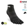 【Injinji】Run輕量吸排五趾短襪NX[黑色]NAA12(輕量款.五趾襪.短襪.慢跑襪.男女適用)