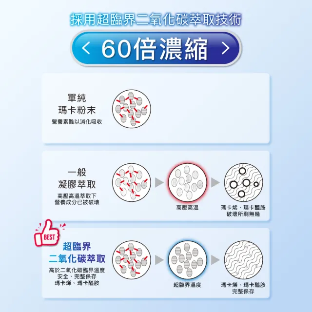 【輝宇生醫】L-精胺酸戰馬瑪卡活力膠囊（60顆/盒）*2盒贈1盒(L-精胺酸、透納葉、刺五加、鋅)