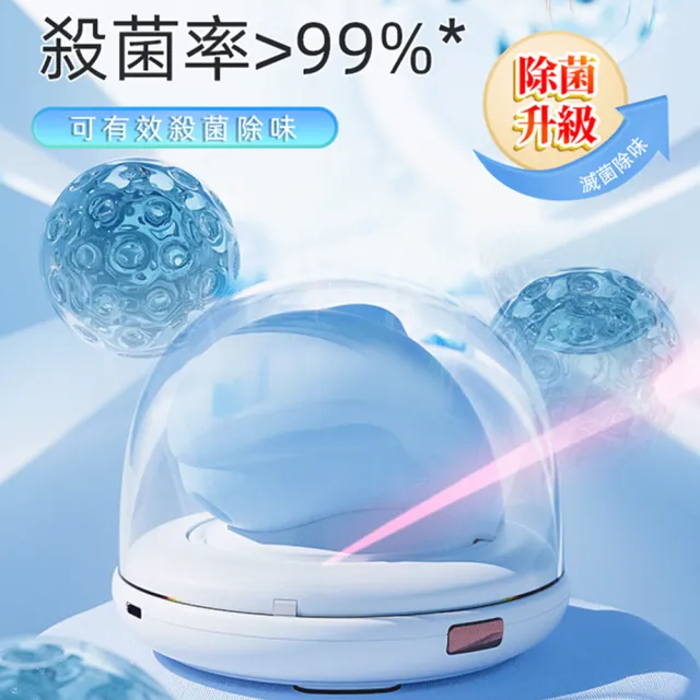 【情趣職人】小海豚 plus加溫升級版｜紫外線殺菌｜吸吮震動按摩器 藍 1入/盒(情趣用品.情趣職人.吸吮器.)