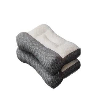 【Zhuyin】日本反牽引頸椎枕芯 防塵螨結構(服貼肩頸 舒緩壓力 護頸枕 透氣不悶熱)