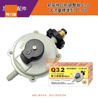 【特力屋】新安規瓦斯調整器Q3.2-大流量標準型D-168