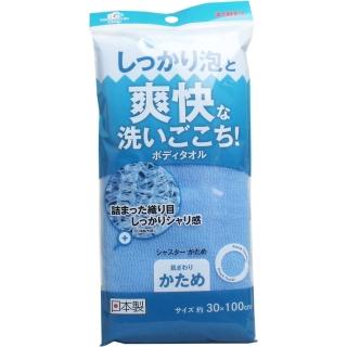 【COMBO!】日本製頂級舒柔豐盈起泡洗澡巾 立體波浪特織彈力纖維沐浴巾(搓澡/去角質/速乾)