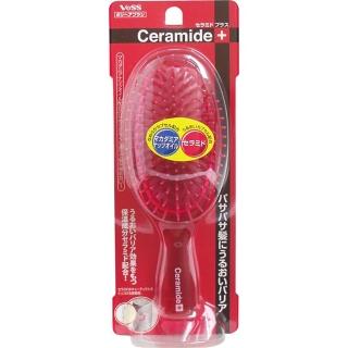 【COMBO!】日本製極緻滋養光澤神經醯胺強化版頭皮按摩護髮梳 專業修護防打結(吹髮氣墊寬圓梳子)
