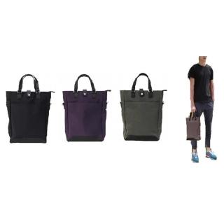 【SNOW.bagshop】托特包大容量可A4資料夾(購物袋手提防水杜邦抗刮尼龍布+100%牛皮革附長背帶提
