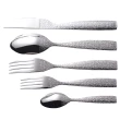 【ALESSI】華麗系列 不鏽鋼餐具 餐叉 餐刀 湯匙 5入組(平輸品)