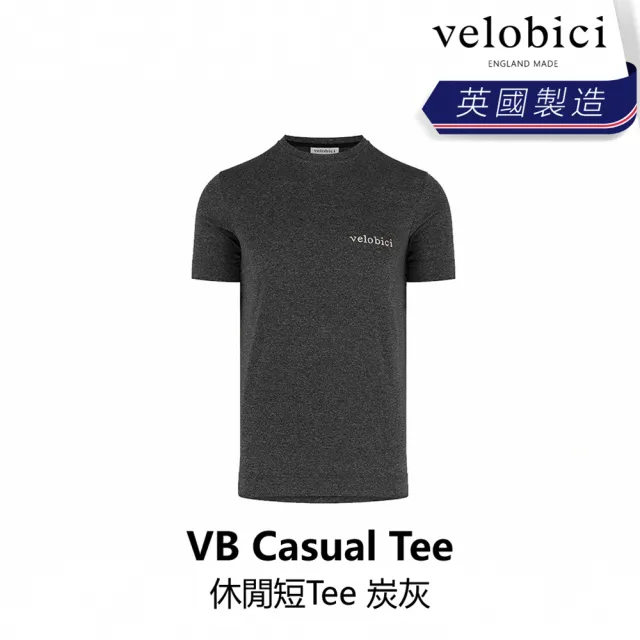 【velobici】Casual Tee 休閒短Tee 炭灰(B6VB-CTE-CHXXXN)