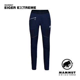 【Mammut 長毛象官方直營】Eiger Speed SO Hybrid Pants 極限艾格防風軟殼長褲 夜藍 男款 #1021-01150