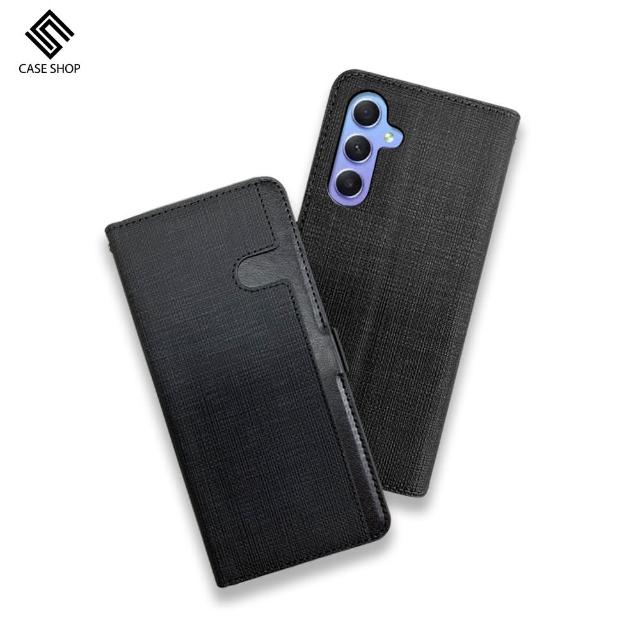 【CASE SHOP】Samsung A34 5G 前收納側掀皮套(內襯卡片夾層 實用性大增)