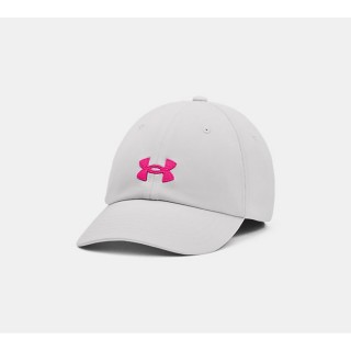 【UNDER ARMOUR】UA 女 Blitzing 棒球帽 白粉(1376705-014)