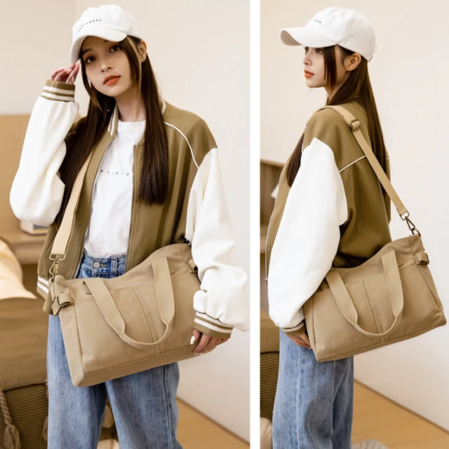 SNOW.bagshop 托特包大容量(防水帆布可A4資料夾