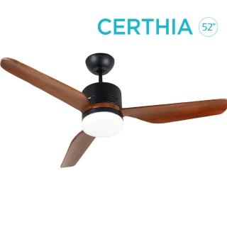 【芬朵VENTO】DC直流 52吋吊扇 CERTHIA系列-有燈款(DC吊扇/循環扇/空調扇/無線遙控)
