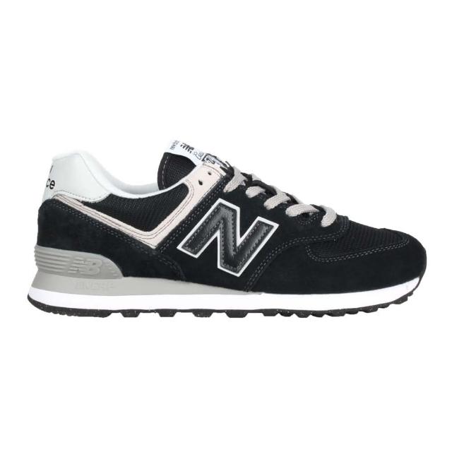 【NEW BALANCE】男復古慢跑鞋- 574系列 運動 NB N字鞋 黑淺灰(ML574EVB)