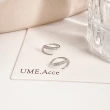 【UME.Acce】螺旋微鑽C字純銀耳環(S925純銀 純銀耳環 微鑽耳環 鑲鑽耳環 排鑽耳環)