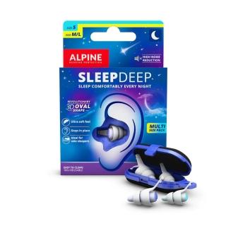 【ALPINE】SleepDeep 荷蘭進口 睡眠專用耳塞 Multi-size(無痛/隔音 全新公司貨)