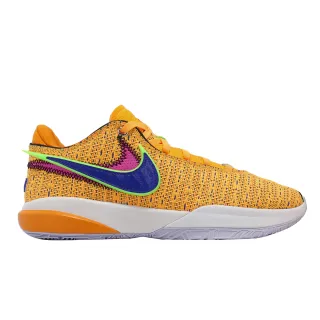 【NIKE 耐吉】籃球鞋 LeBron XX EP Laser Orange 橘金 藍 男鞋 氣墊 LBJ 詹姆斯(DJ5422-801)