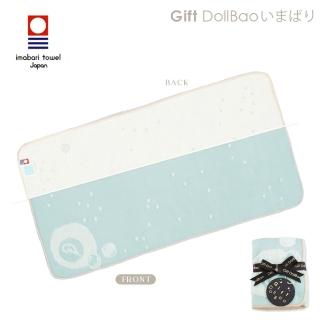 【Gift DollBao】日本今治毛巾系列-洗臉洗澡拍嗝巾 長枕巾版(經典泡泡 雙面寶寶紗布巾)