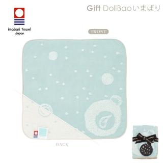 【Gift DollBao】日本今治毛巾系列-洗臉洗澡拍嗝巾 小方巾版(經典泡泡 雙面寶寶紗布巾)