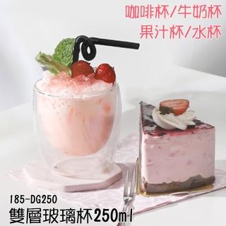 【職人生活網】185-DG250蛋形杯 造型杯 隔熱杯 雙層杯 防燙杯 杯子(雙層玻璃杯250ml 玻璃杯 耐熱玻璃水杯)