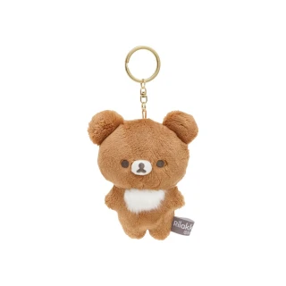 【San-X】拉拉熊 懶懶熊 基礎風系列 絨毛娃娃吊飾 蜜茶熊(Rilakkuma)