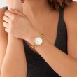 【FOSSIL】Carlie 時尚金色手鍊式女錶-30MM(ES5272)