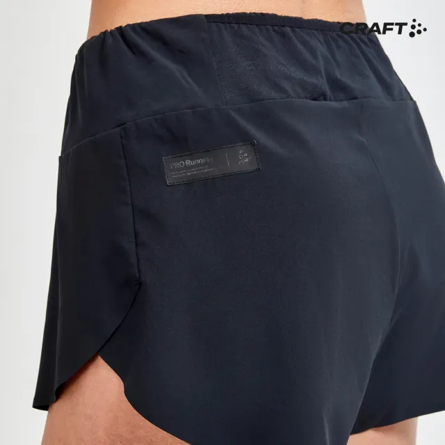 【CRAFT】女 PRO HYPERVENT SPLIT SHORTS W-BLACK 運動短褲(1910430-999000)