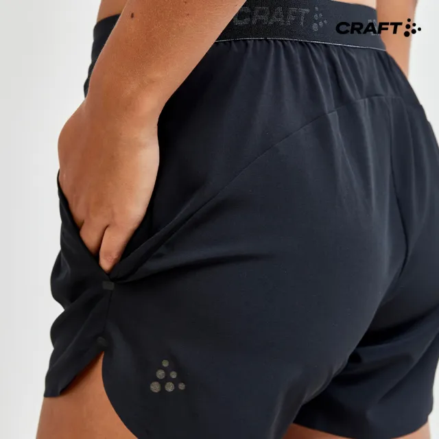 【CRAFT】女 ADV ESSENCE 5 STRETCH SHORTS W BLACK 運動短褲(1910759-999000)