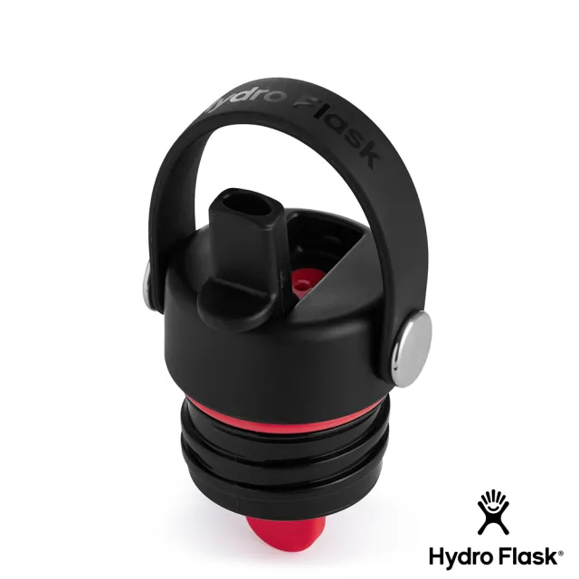 【Hydro Flask】標準口提環型吸管瓶蓋(時尚黑)